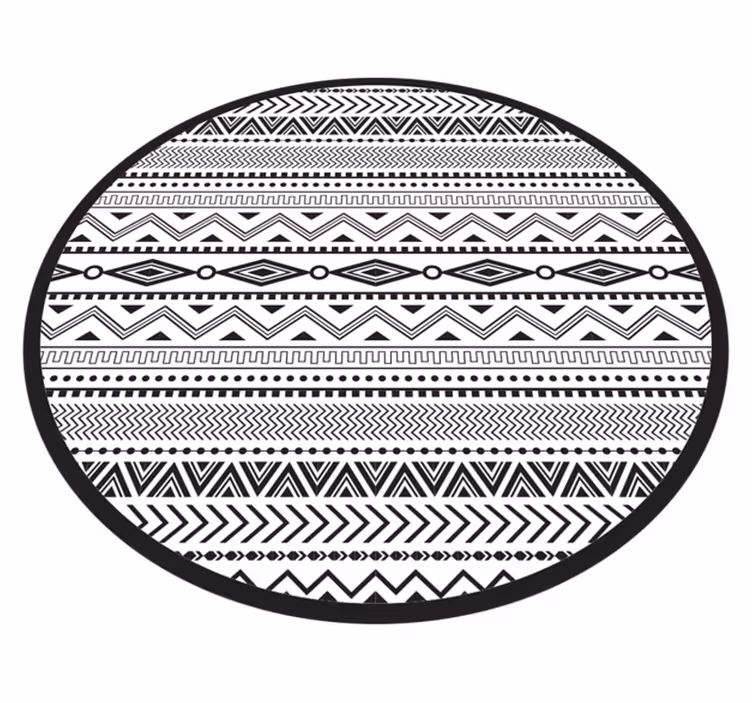 Abstract Geometric Elements nordic rug - TenStickers