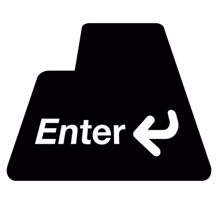 Enter Signage teenage bedroom rug - TenStickers