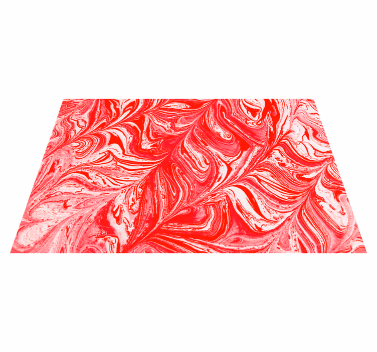 Swirling Red Patterns texture rug - TenStickers
