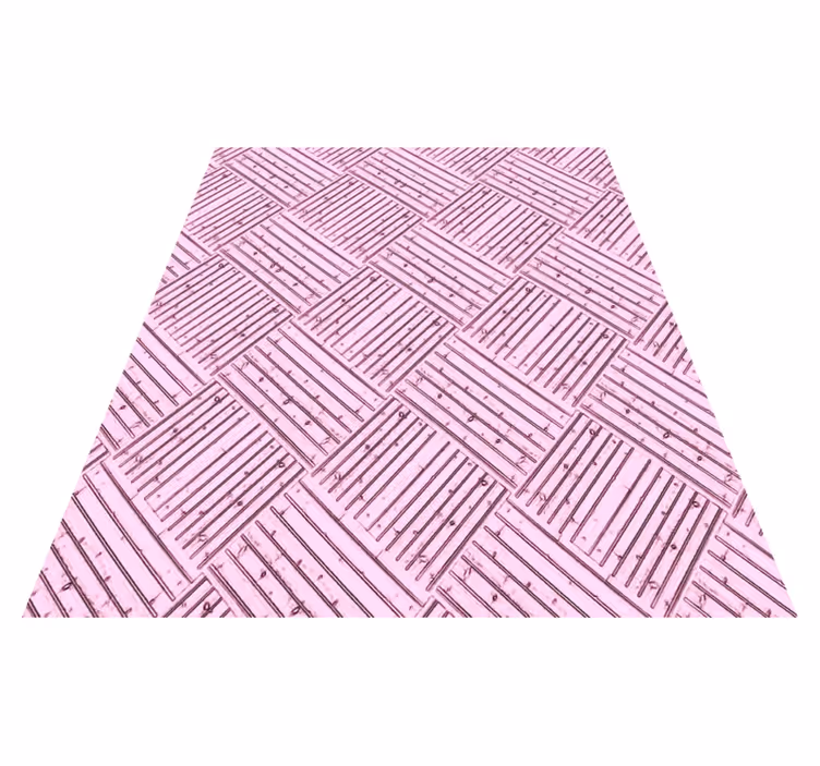 Pink Wood Pattern bathroom mat - TenStickers
