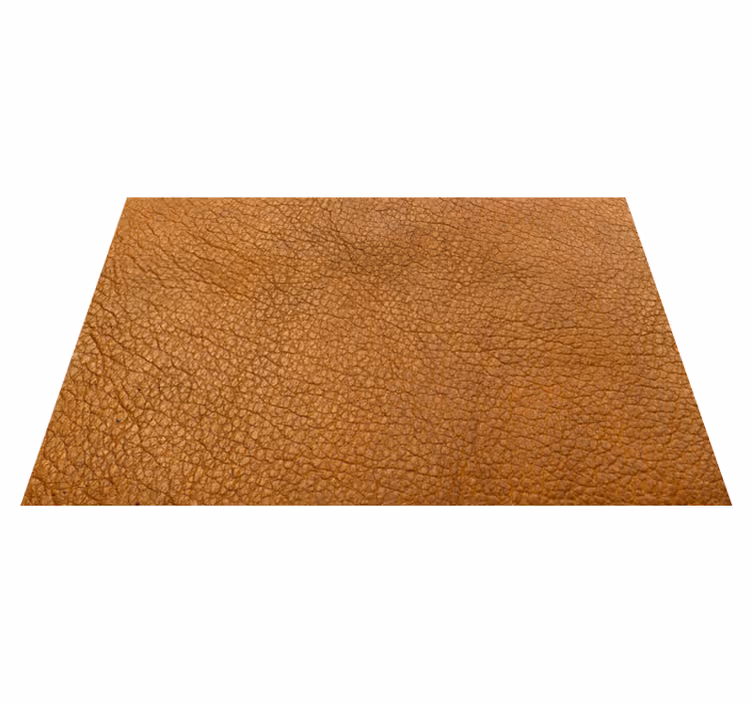 Brown leather effect entrance hall tiles - TenStickers