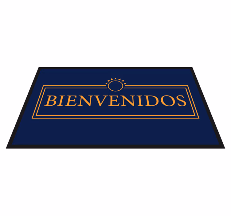GREETING MESSAGE modern rug - TenStickers