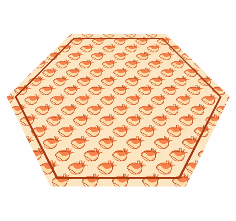 Charming Bird Patterns kitchen mat - TenStickers