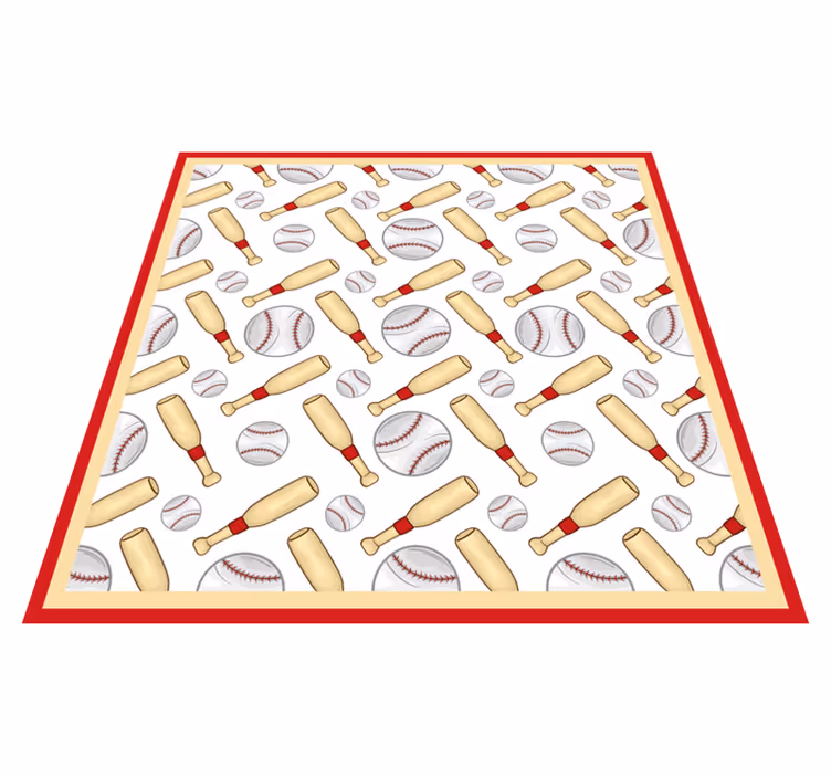 Sports Theme Fun game rug - TenStickers