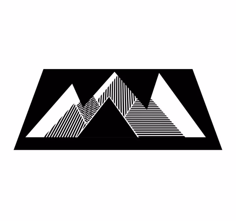 Stylish Zigzag Pattern geometric rug - TenStickers