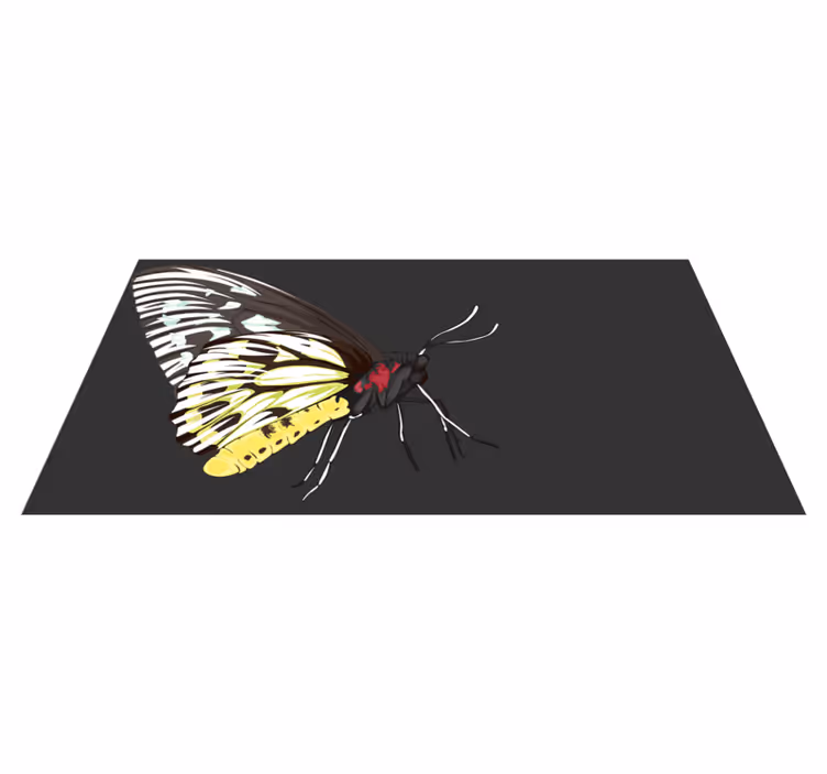 Butterfly Imagery nature rug - TenStickers