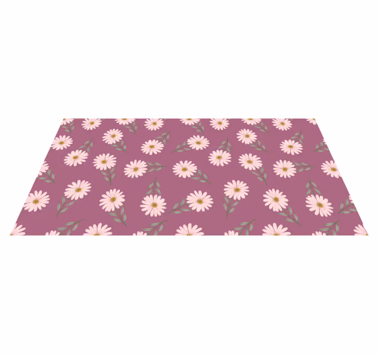 Floral rug daisy collection - TenStickers