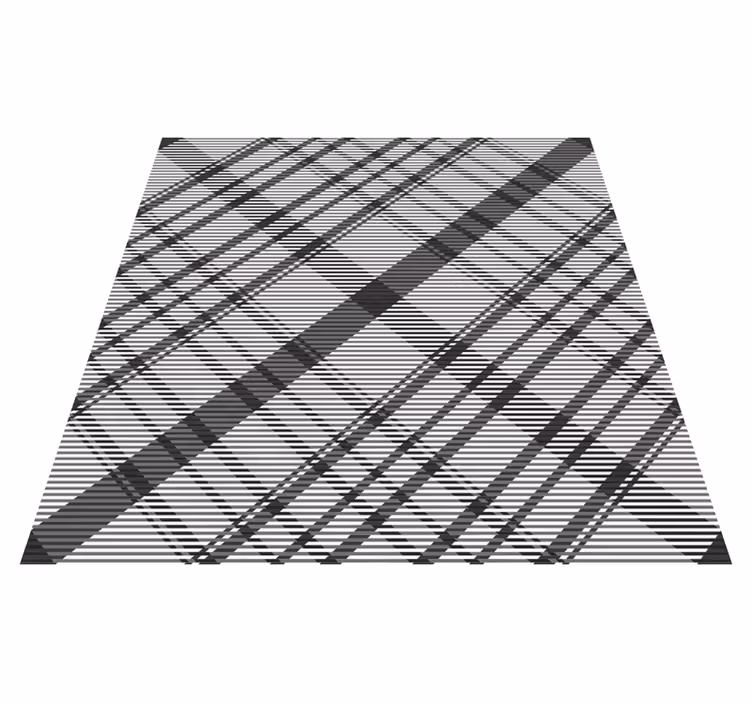 Classic Check Pattern stripes rug - TenStickers
