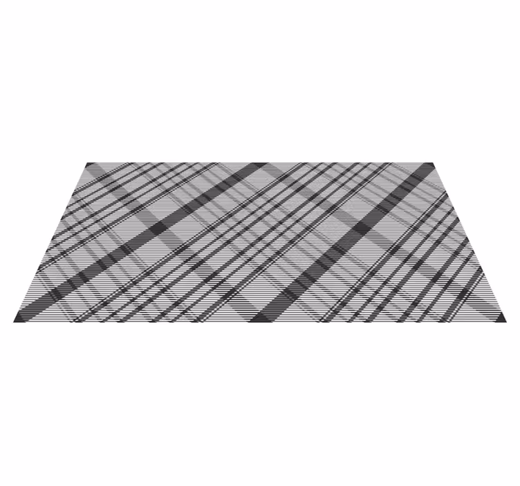 Solid color stripes stripes rug - TenStickers