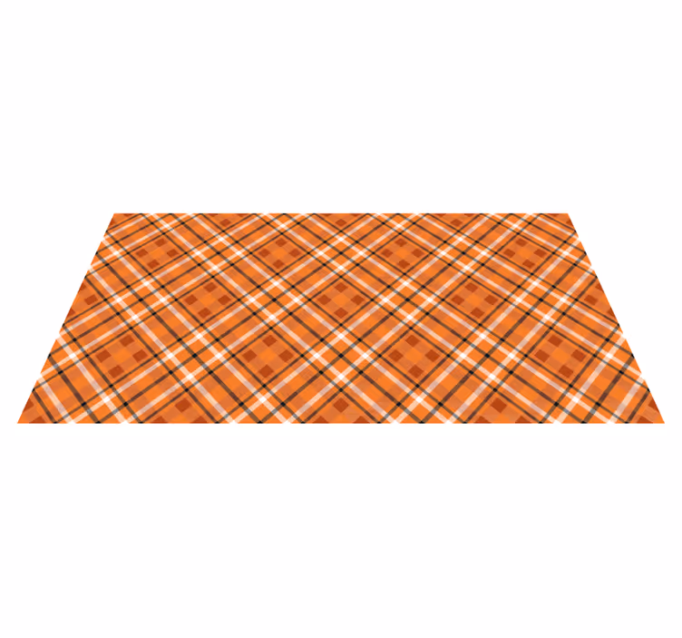 Plaid Patterned Style stripes rug - TenStickers