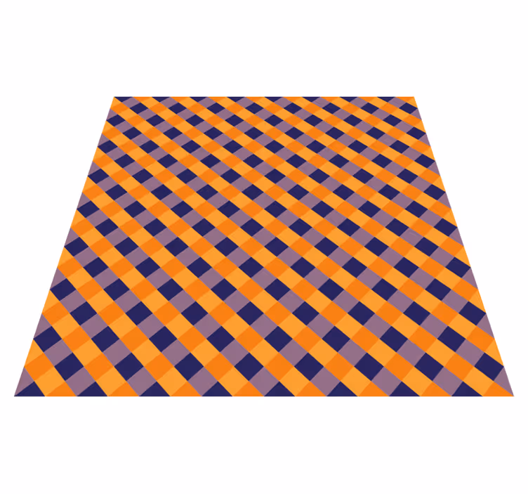 Diagonal Color Blocks stripes rug - TenStickers