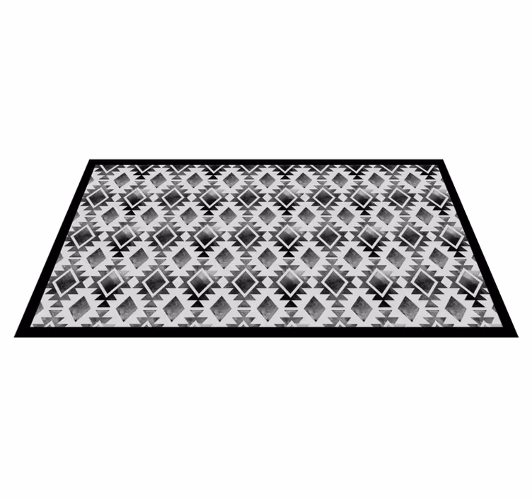 Geometric Pattern Style modern rug - TenStickers
