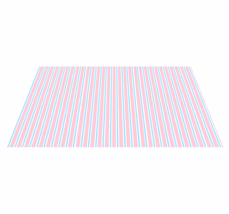 Pastel Pattern stripes rug - TenStickers