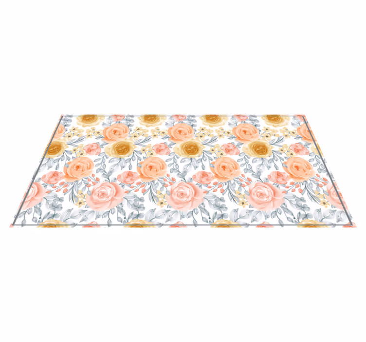 Blossom Emblem entrance hall rug - TenStickers