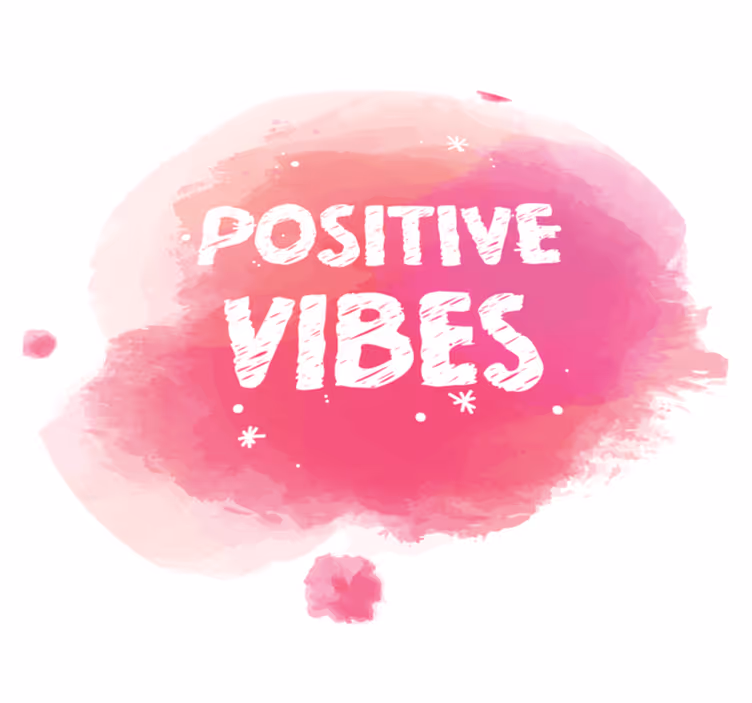 Uplifting energy quote rug - TenStickers