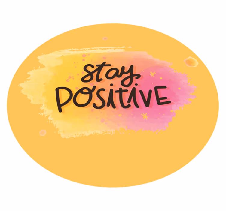 Maintain optimis quote rug - TenStickers