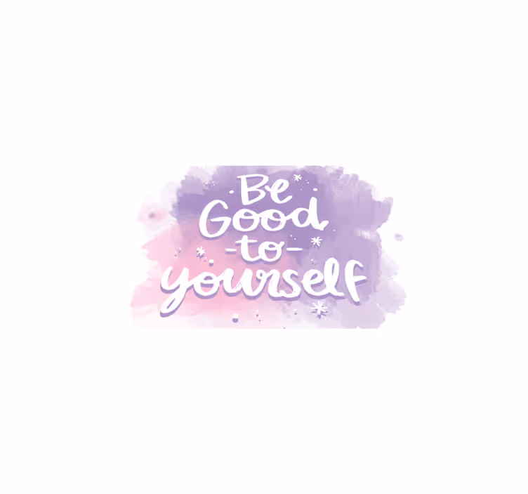 Be Good Yourself quote rug - TenStickers