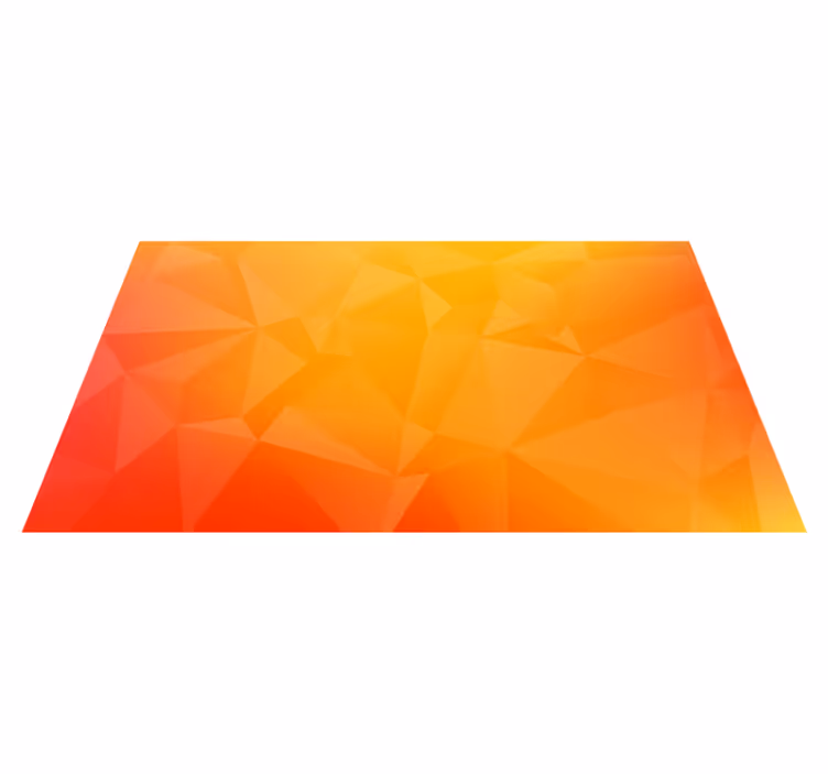 Geometric Gradient Effect living room rug - TenStickers