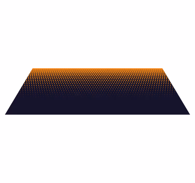 Gradient dots pattern teenage bedroom rug - TenStickers