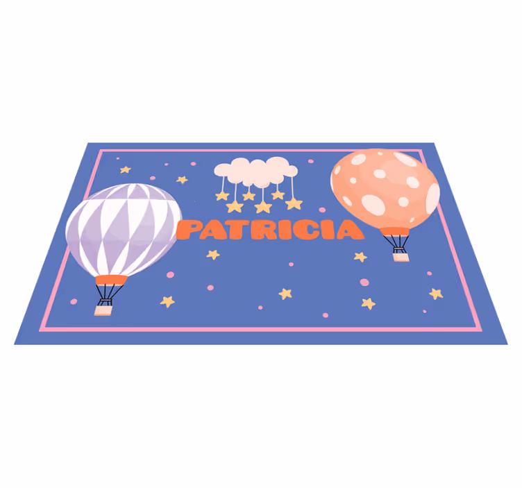 Ballooning Adventures custom floor mat - TenStickers