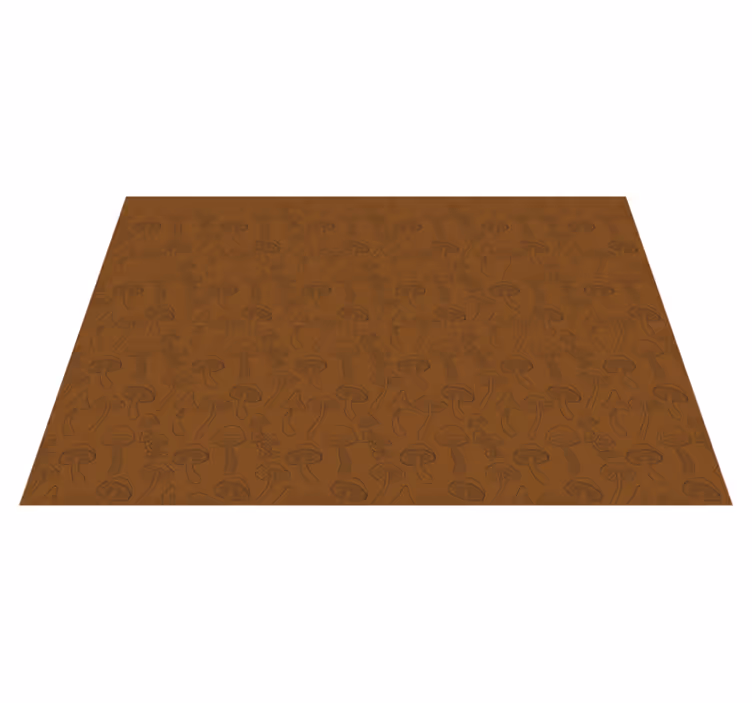 Mushroom Pattern nature rug - TenStickers