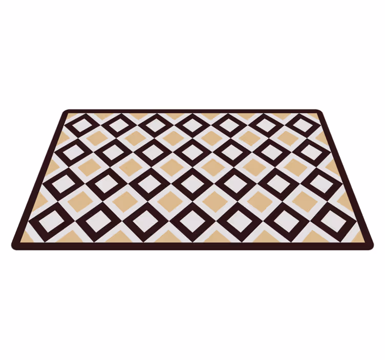 Diamon element geometric rug - TenStickers