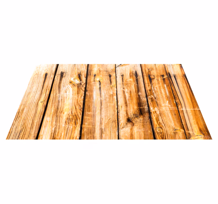 Rustic classic planks wood effect rug - TenStickers