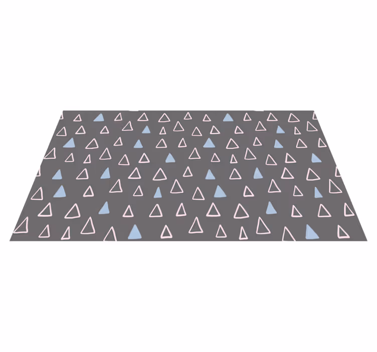 Triangular Element geometric rug - TenStickers