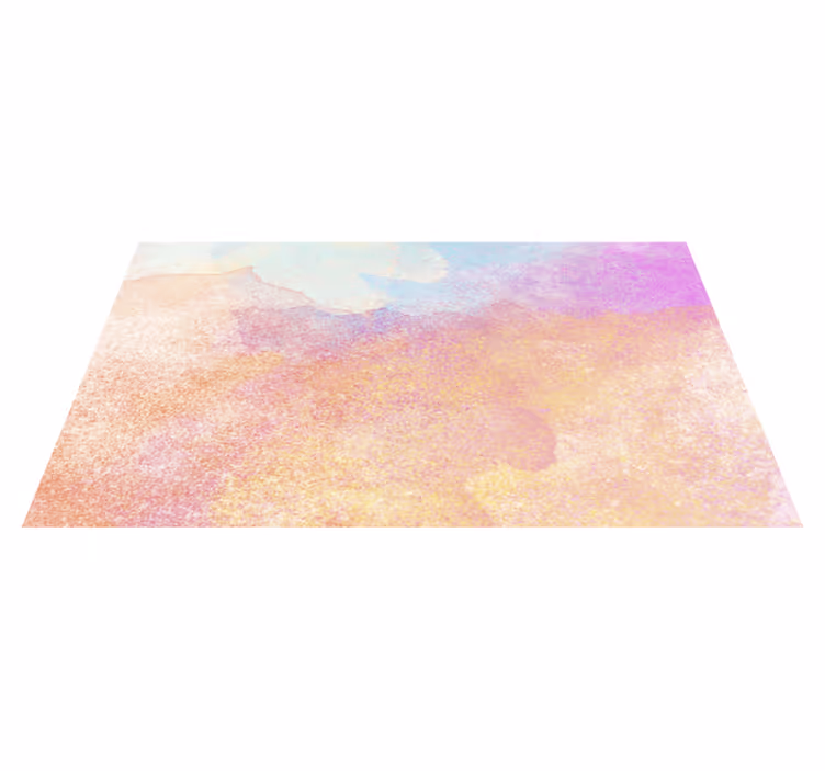 Soft Pastel Splashes modern rug - TenStickers