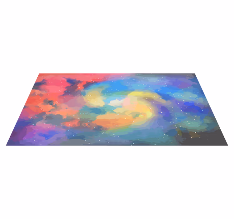 Celestial Swirl modern rug - TenStickers
