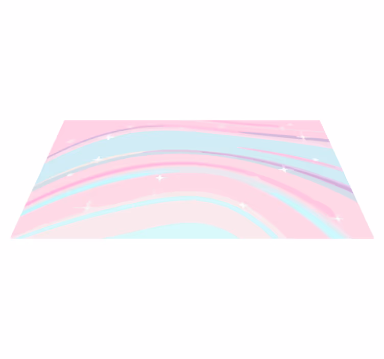Pink and blue watercolor mixture texture carpet - TenStickers