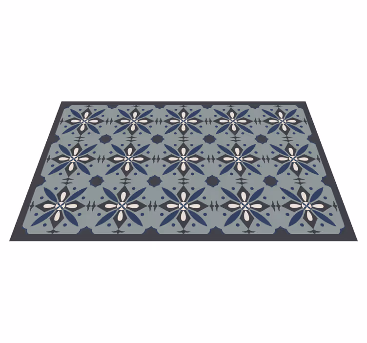 Hydraulics colored kitchen floor tiles - TenStickers