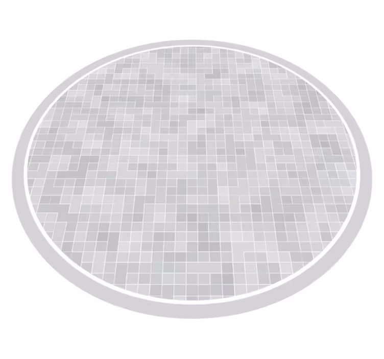 Sleek Mosaic Pattern bathroom mat - TenStickers