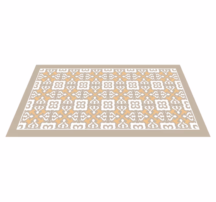 Mosaic rug with stylish geometric designs - TenStickers