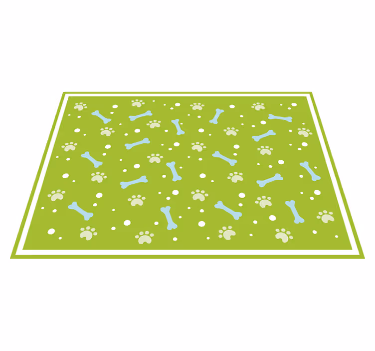 Paw Print Style animal mat - TenStickers