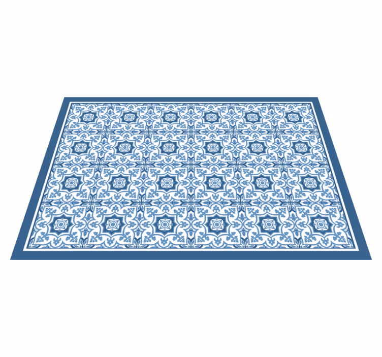 Traditional vintage portuguese tiles flooring - TenStickers