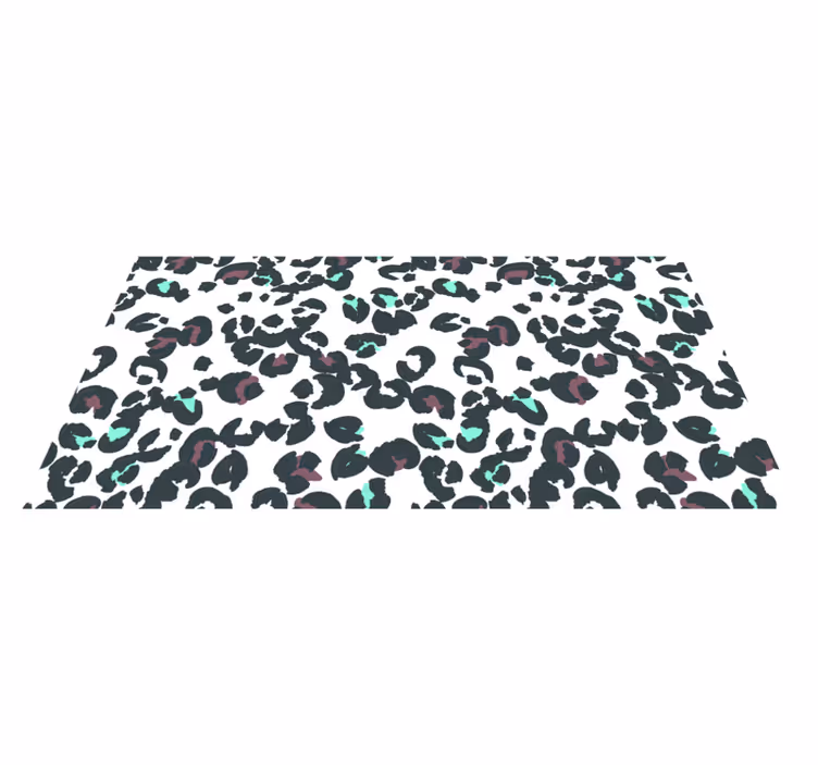 Leopard Pattern Style animal print rug - TenStickers