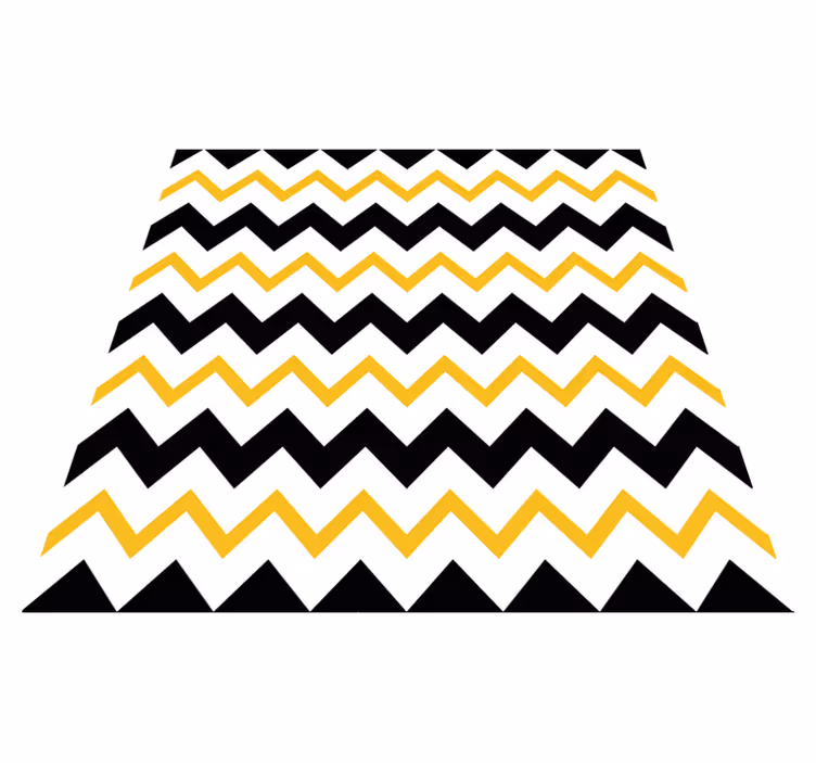 Geometric rug chevron zigzag style - TenStickers