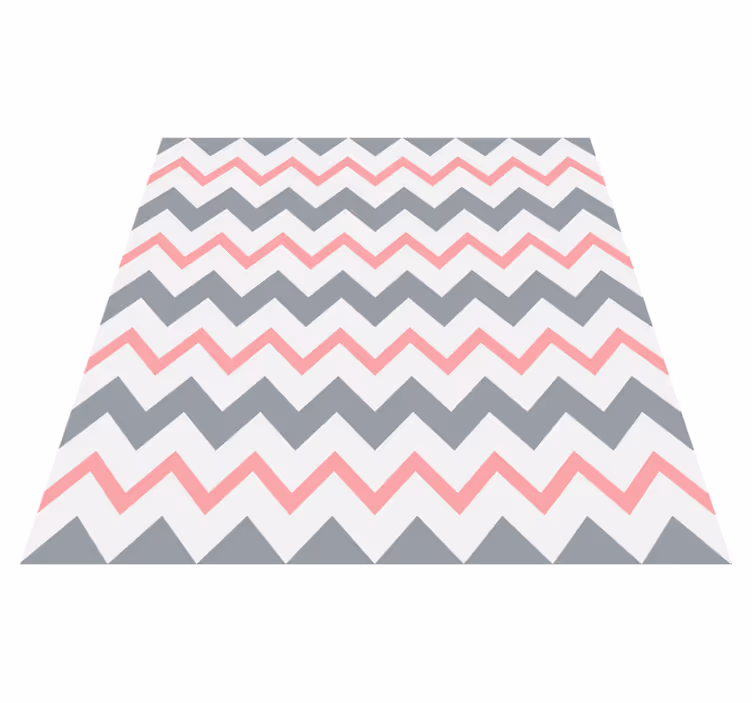 Kids carpet with chevron pattern design - TenStickers