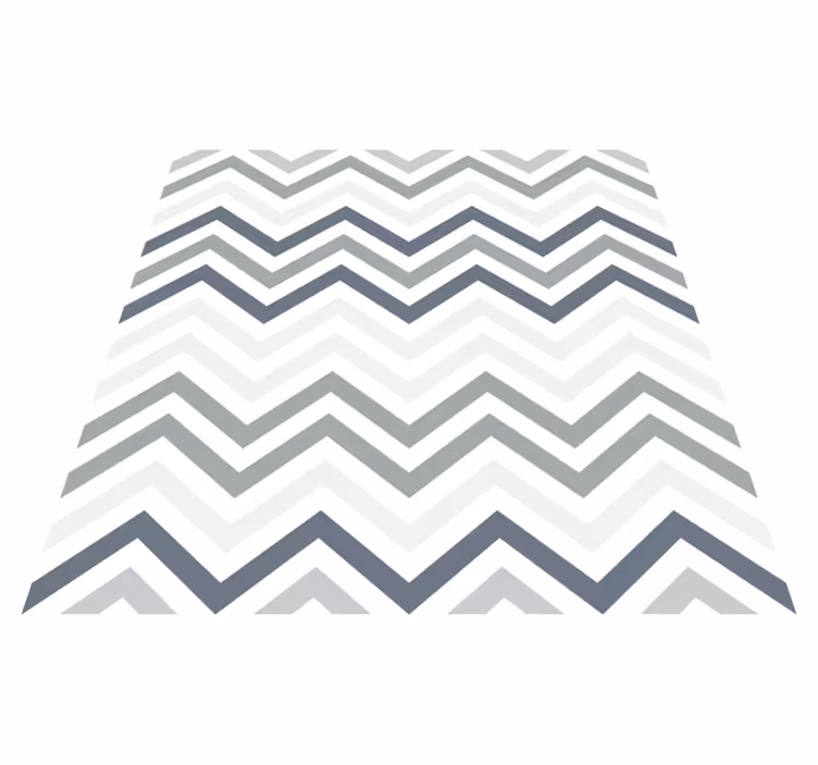 Chic Chevron Motif geometric rug - TenStickers