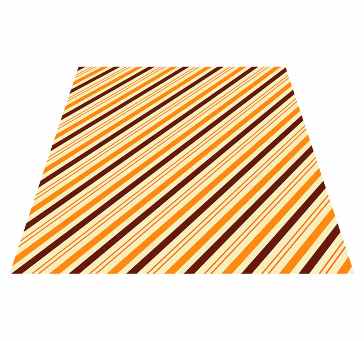 Stripes rug in warm vertical tones - TenStickers