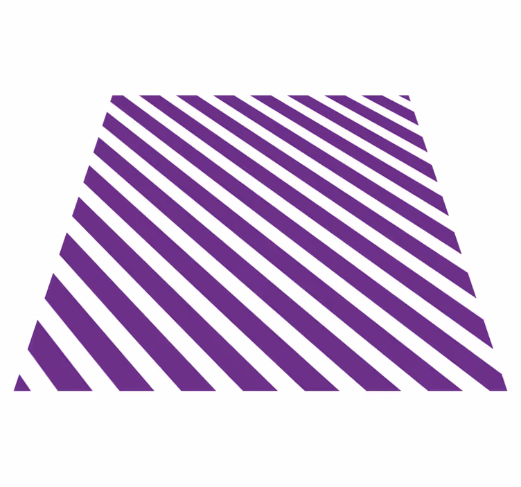 Purple Striped Pattern stripes rug - TenStickers