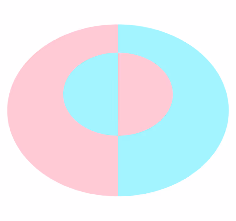 Circular Soft Hues modern rug - TenStickers