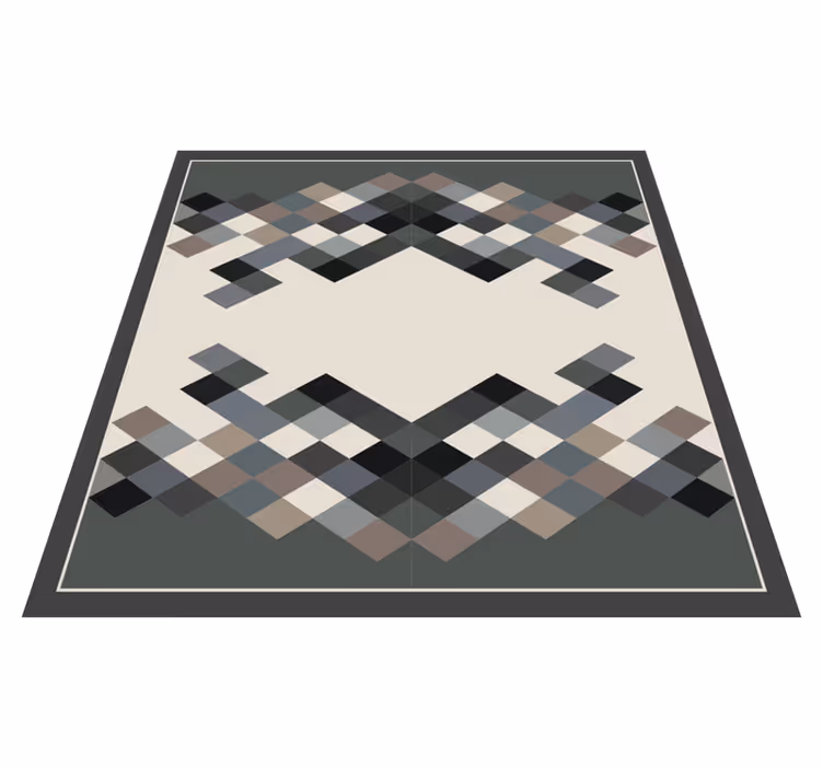 Modern Square Pattern geometric rug - TenStickers