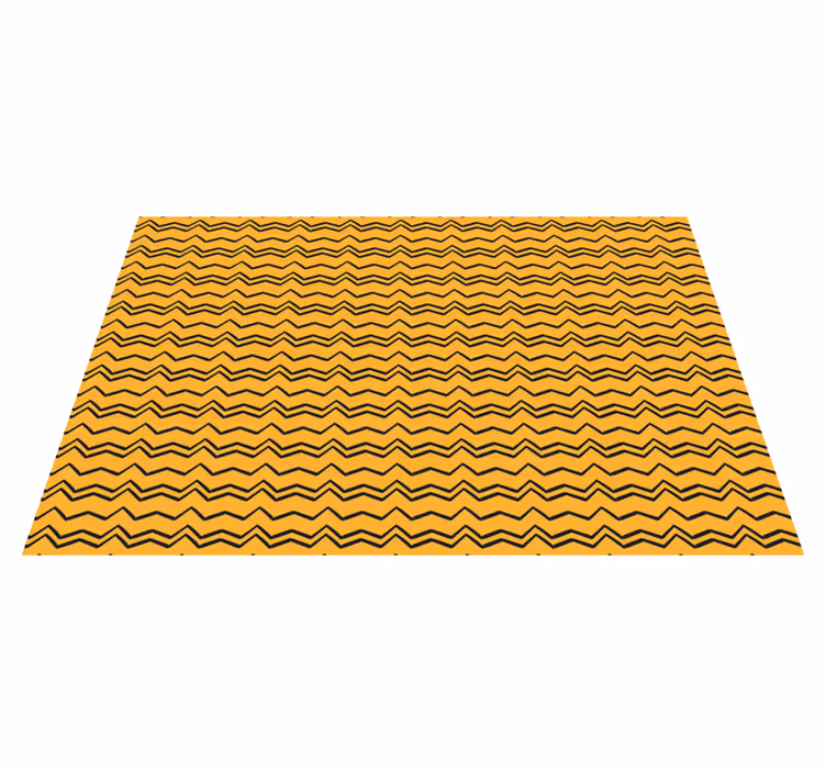 Vibrant Zigzag Pattern stripes rug - TenStickers