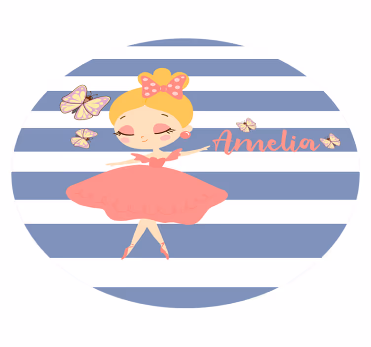 Ballet Fairy Customization custom floor mat - TenStickers