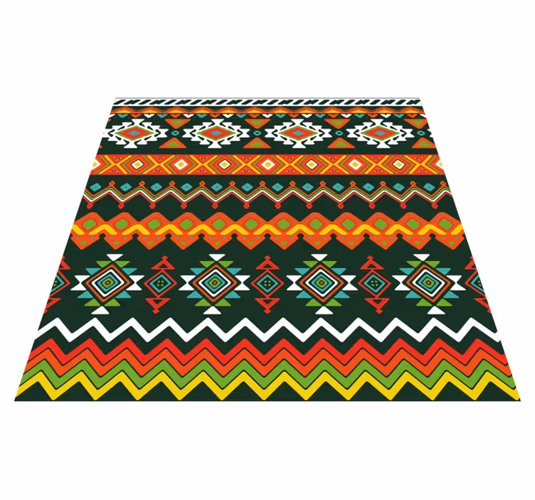 Aztec inspired design ethnic rug - TenStickers