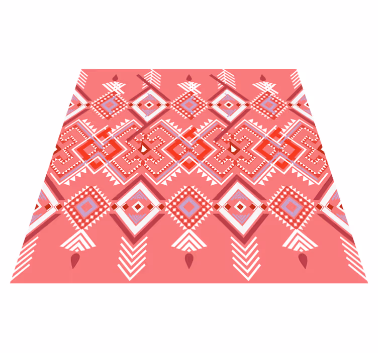 Tribal Pattern Mosaic ethnic rug - TenStickers