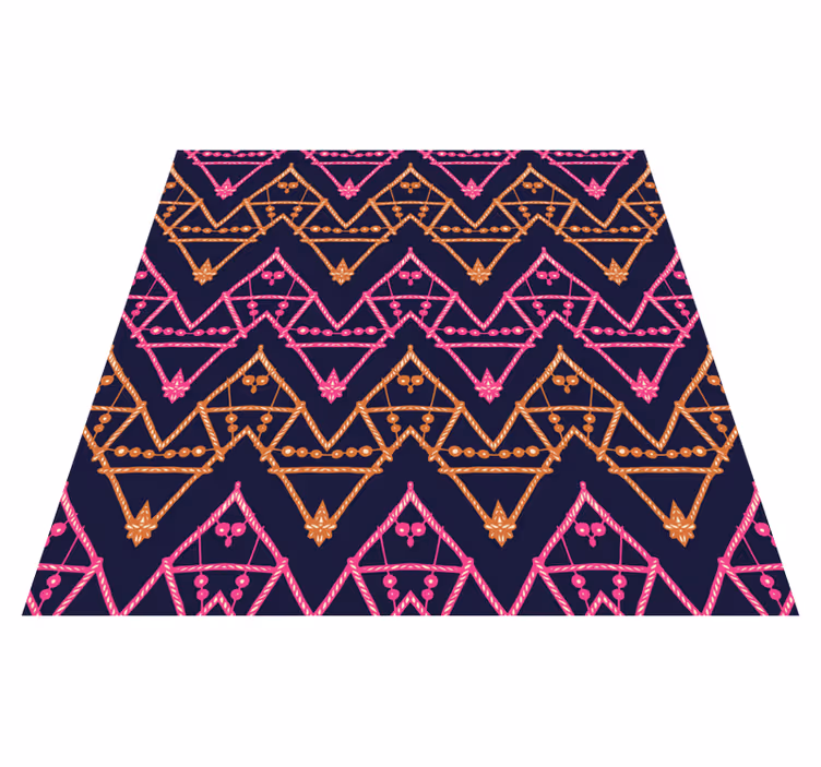 Colorful Tribal Pattern ethnic rug - TenStickers