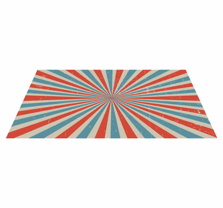Radiant Starburst geometric rug - TenStickers